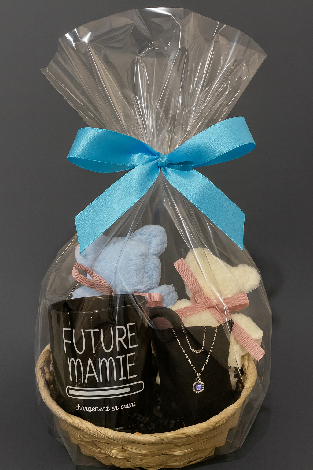 🩵 Coffret “Future Mamie – Chargement en cours”